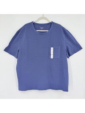 Goodfellow & Co. Men's Size XL Vintage Short Sleeve Pocket T-Shirt Blue